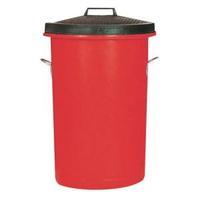 heavy duty dustbin 85 litre red sli311969