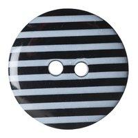 Hemline Button Code D 22.5mm Pack 3 Black by Groves 376799