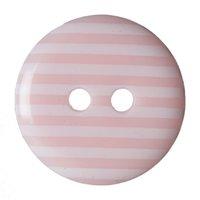Hemline Button Code D 15mm Pink by Groves 376782