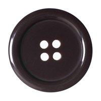 Hemline Button Code C 27.5mm Pack 2 - Brown by Groves 376712