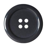 Hemline Button Code C 27.5mm Pack 2 Dark Grey by Groves 376713