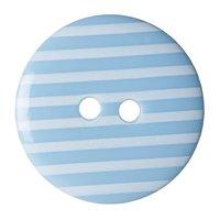 Hemline Button Code D 22.5mm Pack 3 Sky Blue by Groves 376802