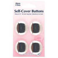 hemline self cover buttons metal top 29mm 375255