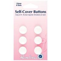 hemline self cover buttons nylon 15mm 375258