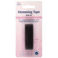 Hemming Tape Black - 3m x 20mm by Hemline 375149