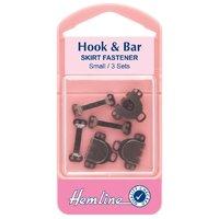 Hemline Hook and Bar Black - Small 375271