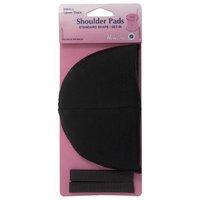 Hemline Shoulder Pads Standard Set-In - Black, Small 375169