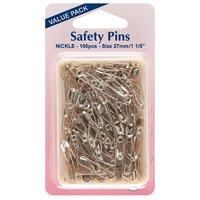 Hemline Safety Pins Value Pack - 100pcs 375177