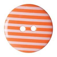 Hemline Button Code D 22.5mm Pack 3 Orange by Groves 376806