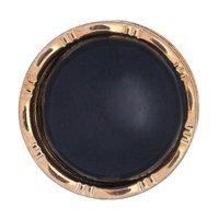 Hemline Button Code D 15mm Pack 4 Black by Groves 376864