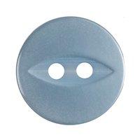 Hemline Button Code A Size 13.75mm Pack 8 - Sky Blue by Groves 376597