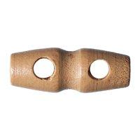 Hemline Button Code B 25mm Wood Toggle by Groves 376924