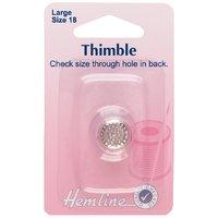 Hemline Thimble Metal - Size 18, Large 375341