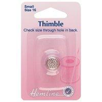 Hemline Thimble Metal - Size 16, Small 375348