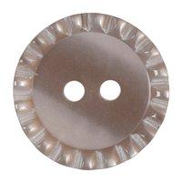 Hemline Button Code B Size 17.5mm Pack 4 - Brown by Groves 376669