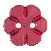 Hemline Button Code E Size 17.5mm Red by Groves 376705