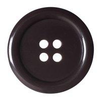 Hemline Button Code C 22.5mm Pack 4 - Brown by Groves 376709