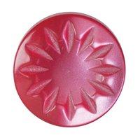 Hemline Button Code C 11.25mm Pack 6 Red by Groves 376736