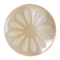 hemline button code c 15mm pack 5 cream by groves 376738