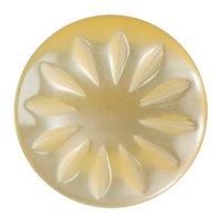 Hemline Button Code C 15mm Pack 5 Yellow by Groves 376739