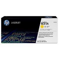 Hewlett Packard HP 651A Yield 16000 Pages Yellow Smart Toner Cartridge