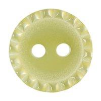 Hemline Button Code B Size 11.25mm Pack 9 Yellow by Groves 376636