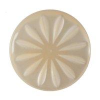 Hemline Button Code C 11.25mm Pack 6 - Cream by Groves 376722