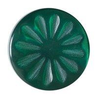 Hemline Button Code C 11.25mm Pack 6 Emerald by Groves 376732