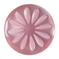 hemline button code c 15mm pack 5 pink by groves 376748