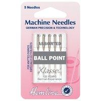 Hemline Ball Point Machine Needles Mixed 375392