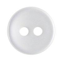 Hemline Button - Code A - Size 11.25mm Pack 13 - White by Groves 376589