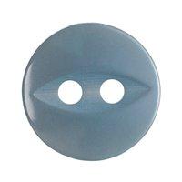 Hemline Button Code A Size 11.25mm Pack 13 - Sky Blue by Groves 376595