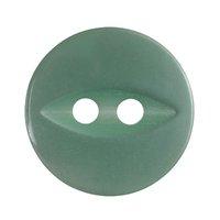 Hemline Button Code A Size 13.75mm Pack 8 - Turquoise by Groves 376598