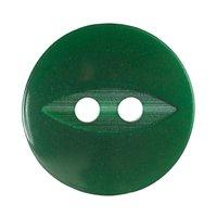 Hemline Button Code A Size 16.25mm Pack 5 - Emerald by Groves 376601