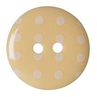 Hemline Button Code D 17.5mm Pack 4 Cream by Groves 376763