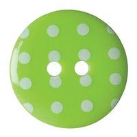 Hemline Button Code D 17.5mm Pack 4 Lime Green by Groves 376765
