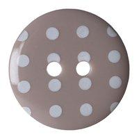 Hemline Button Code D 17.5mm Pack 4 Grey by Groves 376766