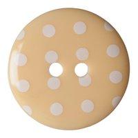 Hemline Button Code D 22.5mm Pack 3 Cream by Groves 376767