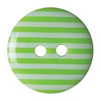 Hemline Button Code D 15mm Lime Green by Groves 376780