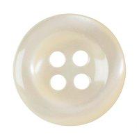 Hemline Button Code A 15mm Pack 6 Cream by Groves 376816