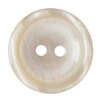 Hemline Button Code B 17.5mm Pack 3 Cream by Groves 376826