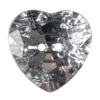 Hemline Button Code D 20mm Pack 3 Clear by Groves 376849