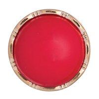 Hemline Button Code D 17.5mm Red by Groves 376869