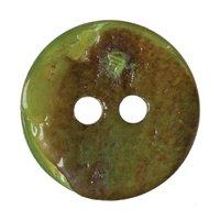 Hemline Button - Code E - Size 11.25mm - Lime Green 376891
