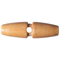 Hemline Button Code B 35mm Wood Toggle by Groves 376937