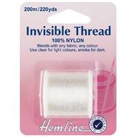 Hemline Invisible Thread Clear - 200m 375295