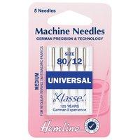 hemline universal machine needles medium 8012 375380