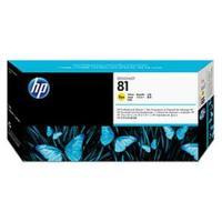 Hewlett Packard HP 81 Yellow Printhead and Printhead Cleaner for the