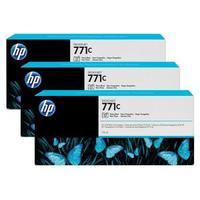 Hewlett Packard HP 771C 775ml Photo Black Ink Cartridges 3-Pack for