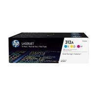 hewlett packard hp 312a yield 2700 pages per cartridge 3 pack